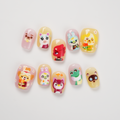 Hand-Painted Game Animal Press-On Nails
