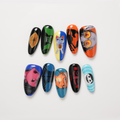DandaDan Highly Detailed Hand-painted Press-on Nails