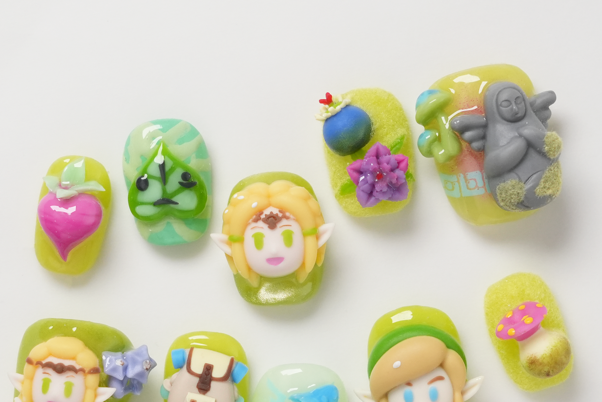 Legend of Zelda 3D Press-on Nails