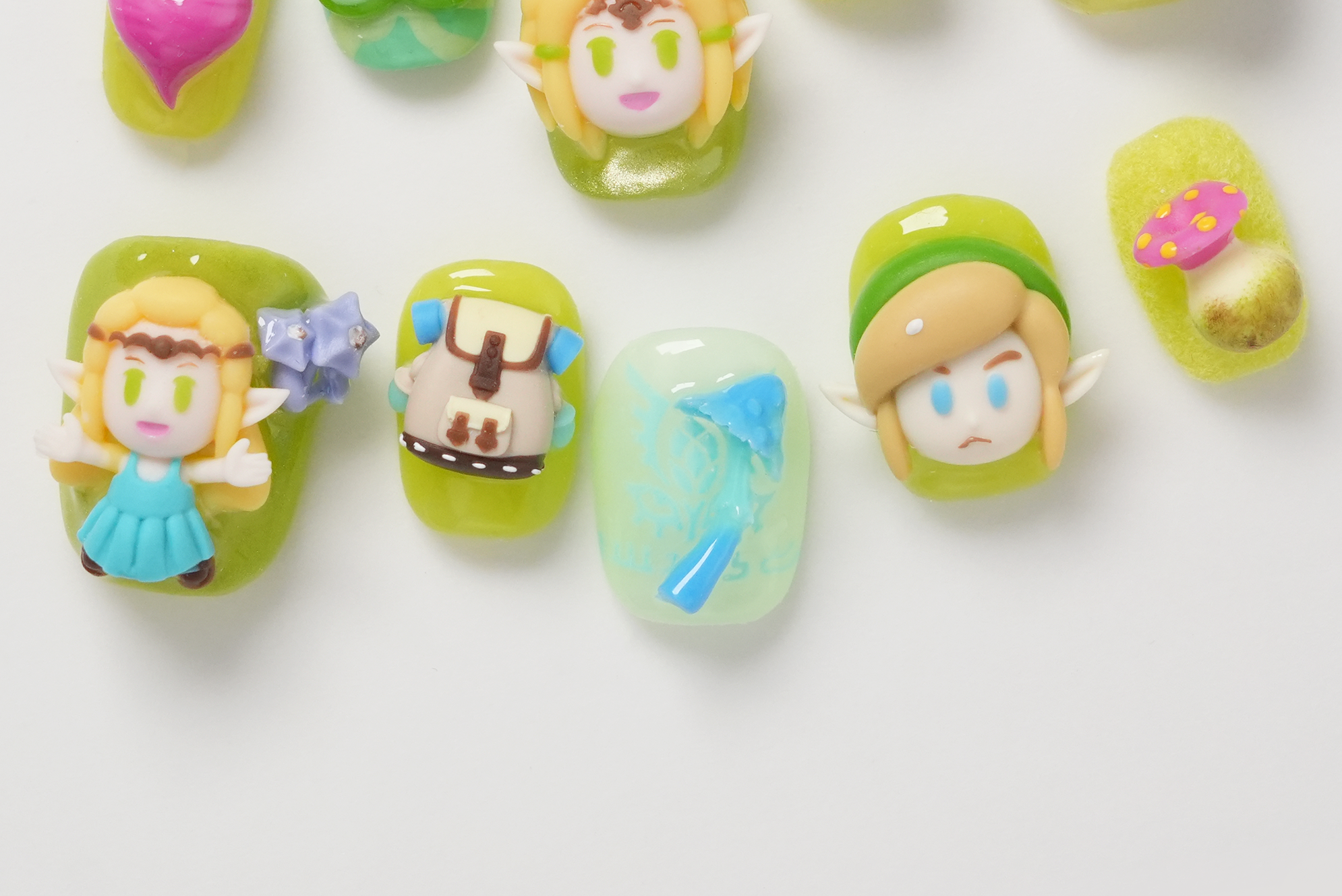 Legend of Zelda 3D Press-on Nails