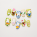 Miffy Picnic Time Hand-painted Press-on Nails