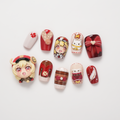 Genshin Impact Klee and Jumpy Dumpty Bunny Bomb 3D Hand-painted Press-on Nails