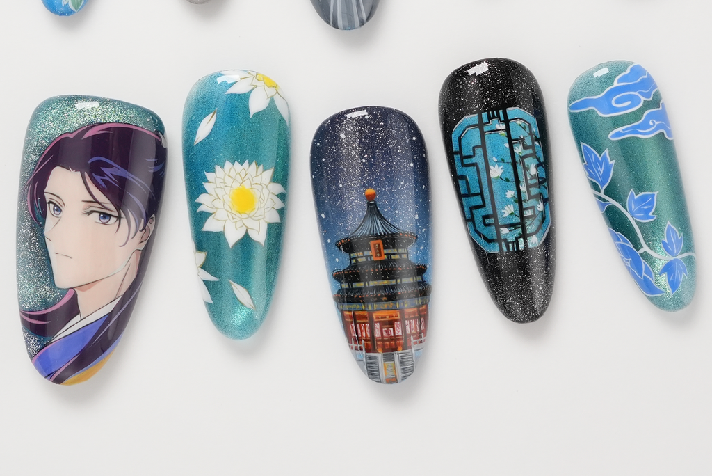 The Apothecary Diaries Hand-painted Press-on Nails