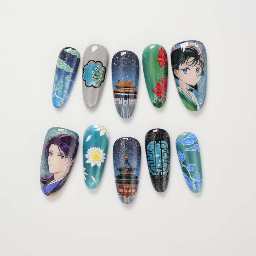 The Apothecary Diaries Hand-painted Press-on Nails