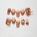 Pokemon Eevee 3D Hand-painted Press-on Nails