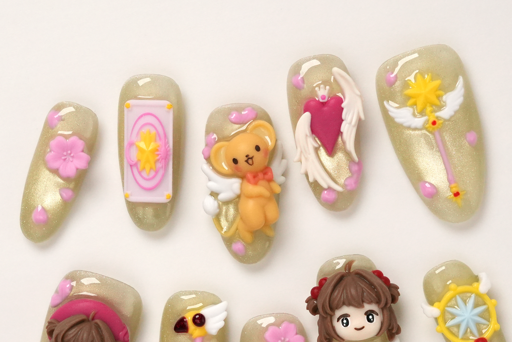 Cardcaptor Sakura 3D Cute Press-on Nails