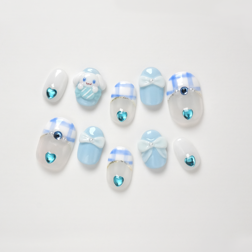 Cinnamoroll 3D Press-on Nails