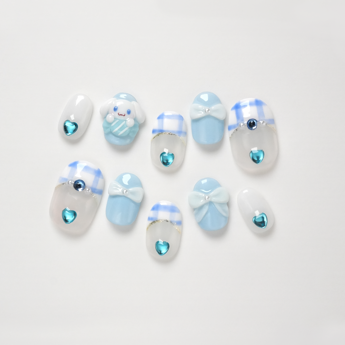 Cinnamoroll 3D Press-on Nails